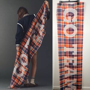 NWT Anthropologie Daily Practice Game Day Go Team Fringe Scarf New